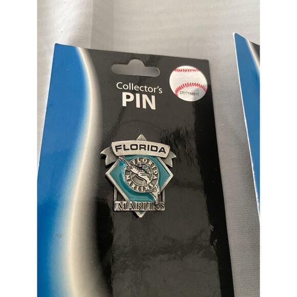 Miami Marlins / Florida Marlins WinCraft Collector Pin Lot (2) New MLB 2008 - Picture 2 of 5